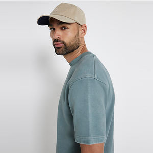 Camiseta de Hombre de Diseño Personalizado al por Mayor, Top de Verano, Moderna, OEM, 100% Algodón, Tejido de Punto, Ecológica - Product Image 5