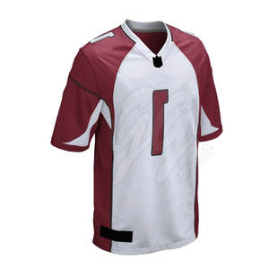 Ropa de entrenamiento personalizada de fábrica Camiseta de fútbol americano Logotipo OEM Camiseta de fútbol americano - Product Image 4