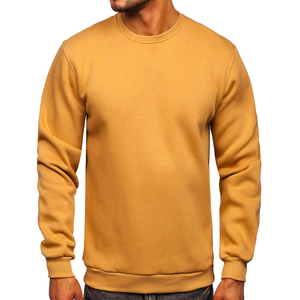 Vente en gros de sweats 100% coton pour hommes, vêtements de sport à col ras du cou et à manches longues, options imprimées ou brodées - Product Image 1