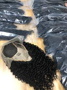 Peluca de encaje Frontal de densidad 200 con cutícula prearrancada de encaje transparente, cabello suave de lujo alineado para tinte de todos los colores - Product Image 2