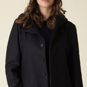 Manteau élégant long en mélange de laine tissé coupe-vent et respirant pour femme – Nouvelle collection hiver, chaud et tendance - Product Image 3