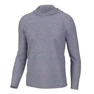 Protección Poliéster Diseñe su propia ropa deportiva Use ropa de protección solar Hombres Sudadera con capucha Manga larga Pesca Sudadera con capucha OEM con servicio - Product Image 4