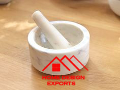 Vente chaude en laiton métal mortier et Pastel en argent fini pour épices meulage accessoires de cuisine cuisine de haute qualité - Product Image 2