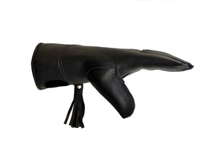 Guantes originales de cetrería de cuero puro para caza con águila para el hogar, entrenador de mascotas, guantes antideslizantes y compatibles con pantalla táctil - Product Image 5