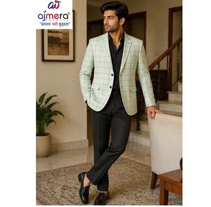 Elegante abrigo informal formal para hombre, blazer moderno para oficina y fiestas, ropa exterior elegante y a la moda para hombre - Product Image 1