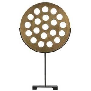 Sculpture ronde de couleur noire de Style Design unique Sculpture en métal de qualité supérieure pour la maison Sculpture de décoration de Table de salon - Product Image 4