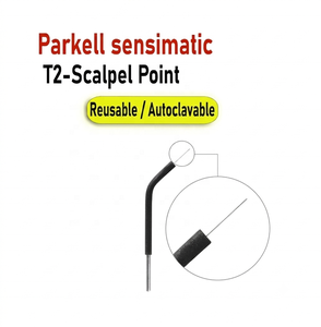 Puntas de bisturí Parkell Sensimatic T2, reutilizables, autoclavables, aguja curva, para uso quirúrgico, instrumentos dentales, electrodos de acero inoxidable - Product Image 1