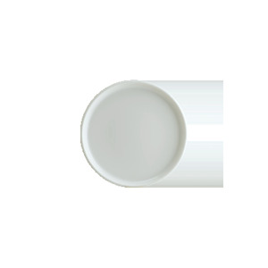 Plato Plano Sky Hygge de 22 cm, Diseño Nórdico, Plato de Porcelana para Servir y Postre - Product Image 1