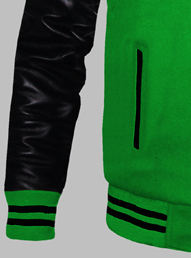 Chaqueta personalizada de alta calidad para hombre, de lana chenilla con parche bordado, chaqueta de béisbol lisa, chaqueta de equipo universitario, 100% - Product Image 3