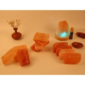 Pierre de savon lisse au sel de l'Himalaya Pierre de massage minée naturelle pure en forme de savon pour le massage Produit d'artisanat naturel - Product Image 2