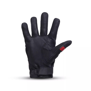 Men's New Red/Black Genuine Leather Breathable Waterproof Winter Sports Motorbike Riding Gloves Unisex - Product Image 3