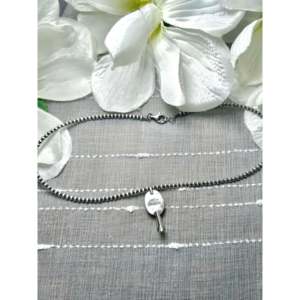 George Rios Dahlia & Sterling Silver Bezel-Set Cotton <b>Candy</b> <b>Necklace</b> - Product Image 2