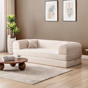 Canapé-lit compressible confortable et extensible pour villa et atelier, design moderne, revêtement en tissu - Product Image 2