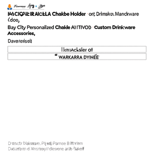 Bay City Personalized Chalice Holder Custom <b>Drinkware</b> <b>Accessories</b> - Product Image 2
