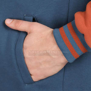 Hombres Casual Streetwear Varsity Chaqueta de invierno Mezcla de lana Algodón Forrado Abrigo Hombres Invierno Béisbol Varsity Chaqueta - Product Image 5