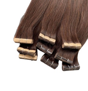 Venta al por mayor de pelo invisible ruso Remy cinta de doble dibujado extensión de cabello humano cinta degradada en extensiones de cabello humano - Product Image 1
