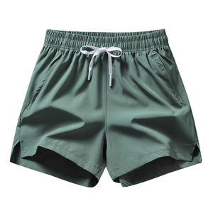 กางเกงขาสั้นออกกำลังกายผู้ชาย ผ้าคอตตอน/โพลีเอสเตอร์ ระบายอากาศดี เป็นมิตรกับสิ่งแวดล้อม ไม่ยับ มีกระเป๋า รูดเชือก ปี 2025 ขายส่ง - Product Image 2