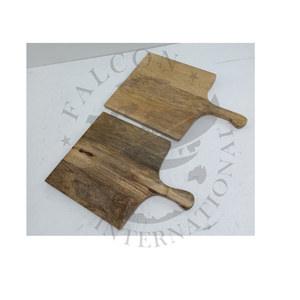 Venta al por mayor tableros de madera en blanco a granel tablas de cortar de madera de acacia con asas para cocina grabado láser regalo personalizado - Product Image 2