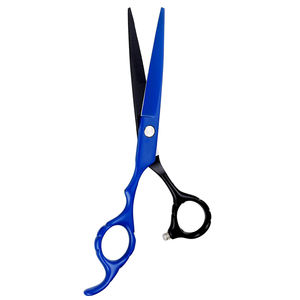 Blue and Black Coated Barber Scissors for Hair Salon German Stainless Steel Barber Hair Cutting Scissors for Beauty - Product Image 6