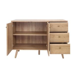 Premium Quality <b>Sideboard</b> Made of Solid Teak Wood Frame with Natural Wood Color for Indoor Living Room and Bedroom Use - Product Image 6