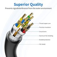 SYONG USB 3.0 Aktives Verlängerungskabel, Typ A Stecker auf Typ A Buchse, Typ C Anschluss 5Gbps Datenübertragungskabel USB-Repeater