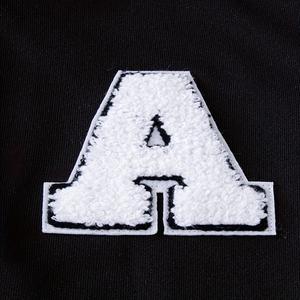 OEM bordado Chenille parches Jaket logotipo personalizado Letterman chaqueta béisbol espuma Streetwear abrigo Varsity Bomber chaqueta para hombres - Product Image 4