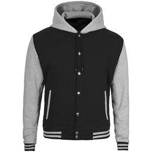 OEM al por mayor de alta calidad de lana azul Chenille Varsity chaquetas logotipo personalizado Casual Letterman ropa de calle para hombres y mujeres - Product Image 3