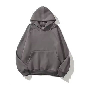 เสื้อฮู้ดดี้ผ้าฟลีซหนาน้ำหนักมาก 300-500 แกรม ทรงปกติ ใส่ได้ทั้งชายและหญิง ผ้าฝ้าย 100% สำหรับฤดูหนาว มีกระเป๋า ไหล่ตก แห้งเร็ว กันลม - Product Image 4