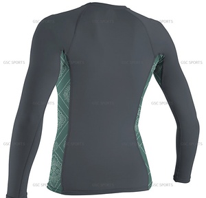 <b>Women's</b> MMA <b>Rashguard</b> Long Sleeve BJJ Jiu-Jitsu Stretch Custom Design Sublimation Printing Wholesale Prices - Product Image 5