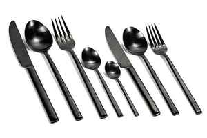 Ensemble de couverts en métal à poignée design en acier pour hôtels, maisons, restaurants, couverts de table décoratifs en miroir - Product Image 6