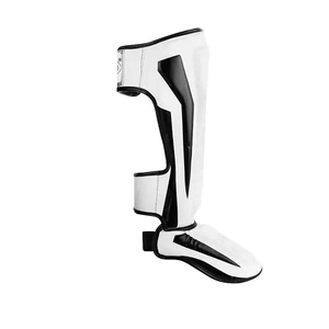 Protectores de Espinilleras de Cuero al por Mayor para Kick Boxing y Muay Thai, con Logotipo Personalizado, para Adultos, Protección para Piernas y Espinillas - Product Image 6