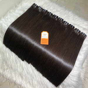 Cabello humano recto de hueso vietnamita de la más alta calidad de vendedores de cabello crudo Extensiones de cabello Paquetes Pelucas Cierre Frontal - Product Image 4