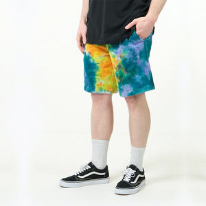 Short Tie Dye de haute qualité pour hommes Taille élastique confortable Conception imprimée personnalisée disponible en différentes tailles, idéale pour une tenue décontractée - Product Image 5