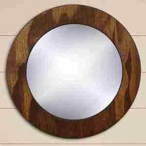 Nouveau Design Design & Crafted Designer Miroir Chambre Décor Rond Cadre En Bois Qualité D'exportation Avec Qualité D'exportation - Product Image 6