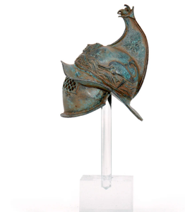 <b>Gladiator</b> Play Spartan Helmet Soldier Battle Medieval <b>Costume</b> Cosplay Greek Sparta Ancient Roman Corinthian Steel - Product Image 2