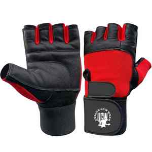 ถุงมือออกกำลังกายสำหรับผู้ชายถุงมือหนังสำหรับออกกำลังกายเล่นยิมฟิตเนสออกแบบโลโก้ได้ตามต้องการ - Product Image 5