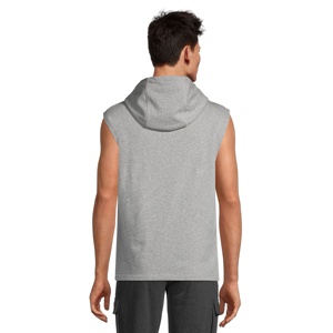 2024 XS Size <b>Men's</b> Workout <b>Sleeveless</b> Gym <b>Hoodie</b> Breathable French Muscle Cut Tank Custom Logo Solid Print Pattern for Summer - Product Image 6