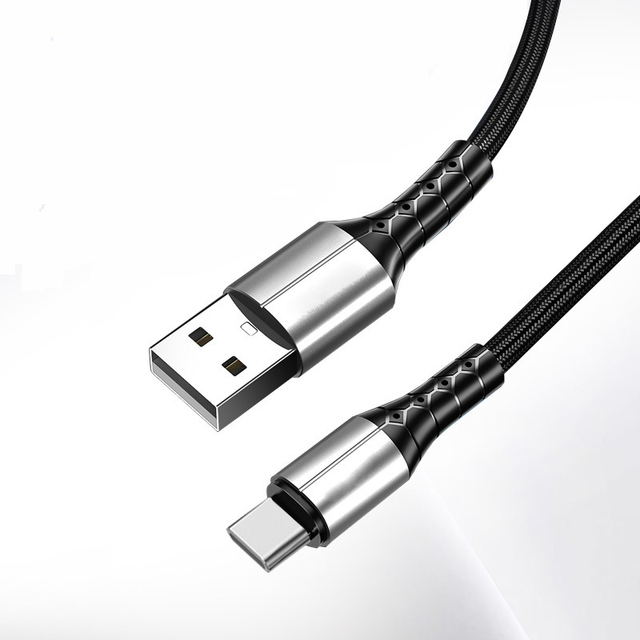 High Quality  USB a to C Charger Cable Nylon Braid Fast Charging Cable