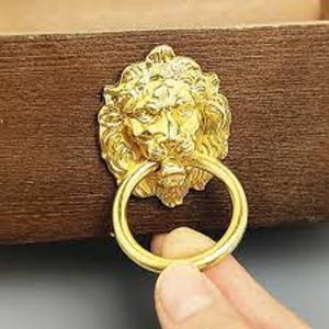 Unique <b>Door</b> <b>Knocker</b> <b>Gold</b> Finished Brass Antique <b>Door</b> <b>Knocker</b> Earrings Furniture Handle Home Hotel Furniture Hardware Accessories - Product Image 4