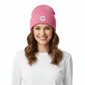 Bonnets en tricot jacquard à motif de dessin animé personnalisé avec logo personnel, 100% laine, avec pompon, unisexe, adulte - Product Image 4