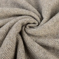 Vente en gros de couverture d'hiver 100% laine tout temps pure nouvelle laine tissée avec un motif à carreaux populaire en arête de poisson