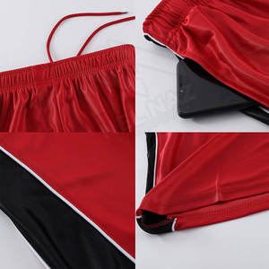 Pantalones cortos estampados de talla grande para hombre, pantalones cortos de baloncesto BSCI, poliéster, ropa deportiva, nuevo diseño, pantalones cortos en blanco - Product Image 4