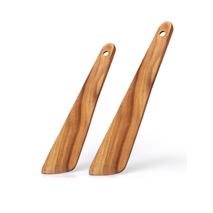 Spatule en bois de teck de qualité supérieure en gros pour la cuisine, ensemble de spatules de cuisine pour grattoir à œufs, retourneur de crêpes en provenance du Vietnam - Product Image 2