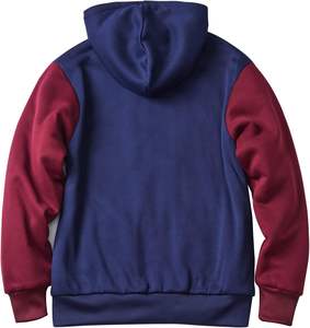 เสื้อมีฮู้ดโอเวอร์ไซส์ผ้าฝ้าย100% สีพื้น - Product Image 2