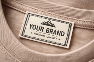 Étiquettes tissées en polyester de haute qualité, lavables, pour vêtements, sacs et chaussures |   Fabricant d'étiquettes de vêtements avec logo personnalisé - Product Image 4