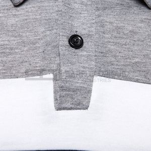 Polos de tela transpirable de gran venta para hombre, polos de algodón de diseño personalizado de talla grande para hombre - Product Image 5