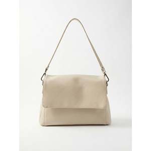 Borsa a Spalla Morbida in Vera Pelle Dollaro da Donna - Art. 26047-Fabbricato in Italia" - Product Image 1