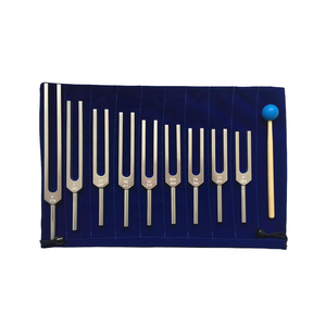 Juego de 9 Diapasones de Solfeggio, Fuente de Alimentación Manual, Frecuencia Curativa, Reparación del ADN, Equilibrio de Chakras, Kit de Instrumentos de Terapia de Sonido - Product Image 1