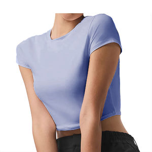 Débardeurs à manches courtes pour femmes 2025 Style décontracté tendance - Product Image 1