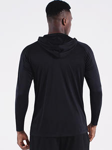 Vente en gros de sweats à capuche en molleton de coton de luxe pour hommes, imprimés sur mesure, doublés thermiquement et respirants pour l'hiver, service OEM - Product Image 2